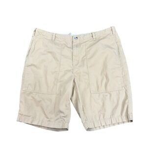 Free Assembly Mens Beige Organic Cotton Utility Shorts Size 38 MWB00036